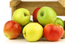 جدول ارزش غذایی سیب درختی زرد و قرمز